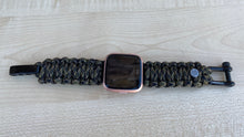 Load image into Gallery viewer, Paracord Watch Band compatible with Fitbit Versa 1, Versa Lite, Versa 2, Versa 3, Versa 4, Sense, Sense 2 (watch not included).
