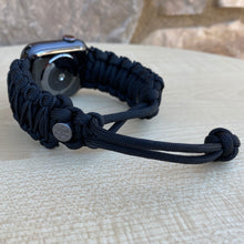 Lade das Bild in den Galerie-Viewer, Paracord Watch Band compatible with Apple Watch  Series 1, 2, 3, 4, 5, 6, 7 &amp; SE (watch not included)
