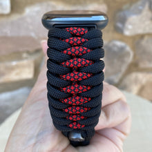 Load image into Gallery viewer, Paracord Watch Band compatible with Fitbit Versa 1, Versa Lite, Versa 2, Versa 3, Versa 4, Sense, Sense 2 (watch not included).
