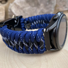 Cargar imagen en el visor de la galería, Paracord Watchband compatible with Samsung Galaxy Watch 3, Galaxy Watch 4, Galaxy Watch 5, Galaxy Watch 6 (watch not included)
