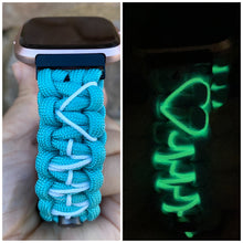 Load image into Gallery viewer, Paracord Watch Band compatible with Fitbit Versa 1, Versa Lite, Versa 2, Versa 3, Versa 4, Sense, Sense 2 (watch not included).
