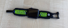 Cargar imagen en el visor de la galería, Paracord Watch Band compatible with Apple Watch  Series 1, 2, 3, 4, 5, 6, 7, 8, 9, Ultra, Ultra 2 &amp; SE (watch not included)
