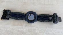 Charger l&#39;image dans la galerie, Paracord Watchband compatible with Garmin Approach, D2, Descent, Enduro, Epix (Gen 2), Fenix, Forerunner 935/955, Instinct, MARQ, Tactix, Quatix (watch not included).
