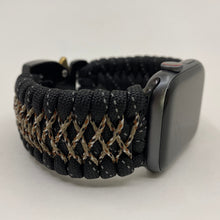 Cargar imagen en el visor de la galería, Paracord Watch Band compatible with Apple Watch  Series 1, 2, 3, 4, 5, 6, 7, 8, Ultra &amp; SE (watch not included)
