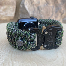 Charger l&#39;image dans la galerie, Paracord Watch Band compatible with Apple Watch  Series 1, 2, 3, 4, 5, 6, 7, 8, 9, Ultra, Ultra 2 &amp; SE (watch not included)
