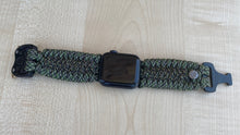 Charger l&#39;image dans la galerie, Paracord Watch Band compatible with Apple Watch  Series 1, 2, 3, 4, 5, 6, 7, 8, 9, Ultra, Ultra 2 &amp; SE (watch not included)
