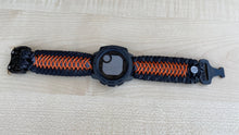 Charger l&#39;image dans la galerie, Paracord Watchband compatible with Garmin Approach, D2, Descent, Enduro, Epix (Gen 2), Fenix, Forerunner 935/955, Instinct, MARQ, Tactix, Quatix (watch not included).
